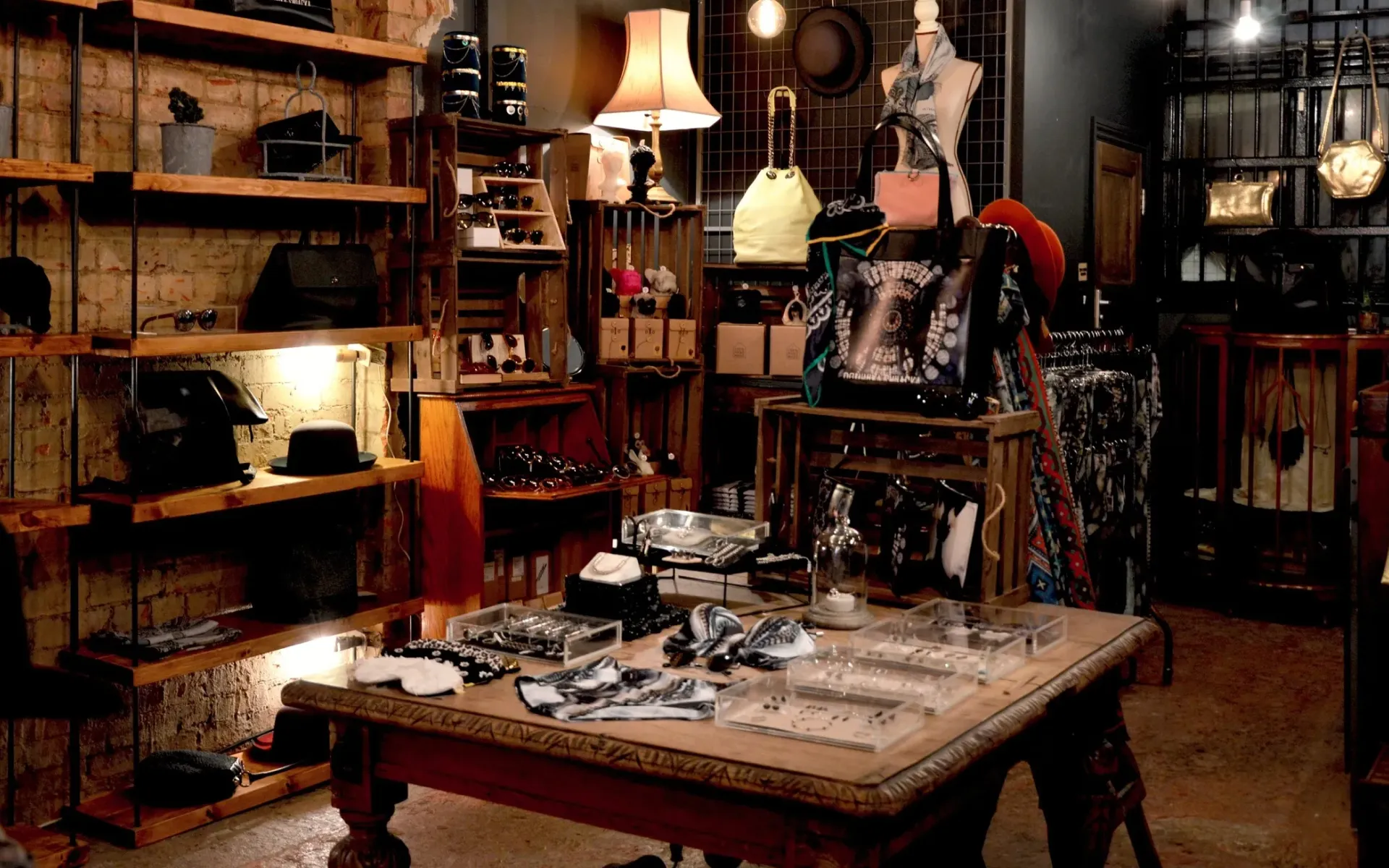 A photo of a retro store.